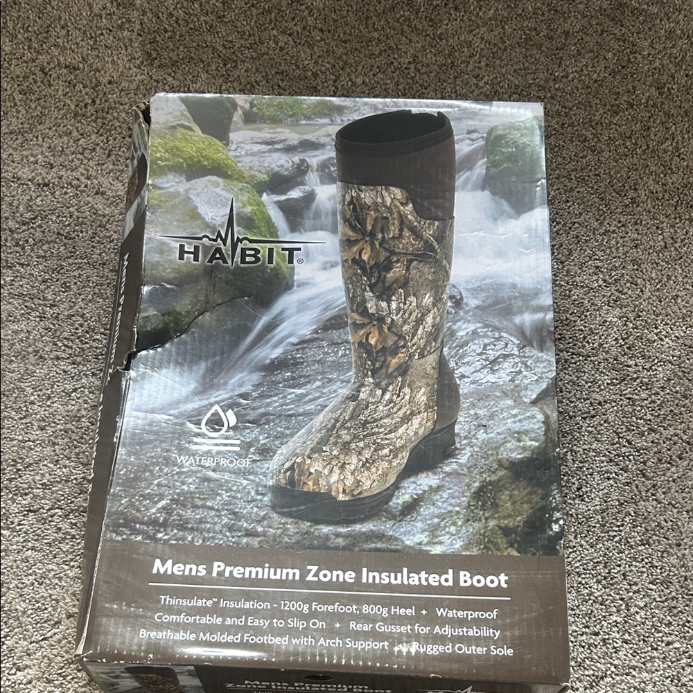 Habit Men's Insulated Camo Boots